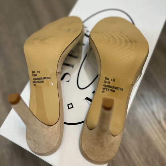 Steve Madden Erin clear heels mules - Picture 3 of 6